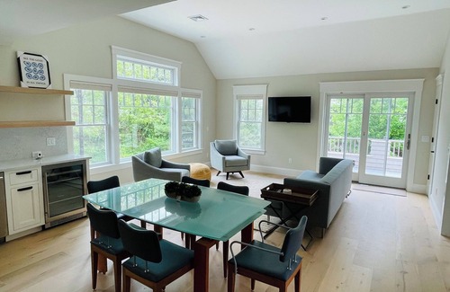 Mashpee House | Quaint Beach House with AC, Pool, Hot tub area, Fire Pit, and Ocean Views