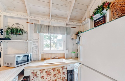 Moultonborough Cottage | Quaint cottage with wood fireplace, lake views, community dock, beach & firepit