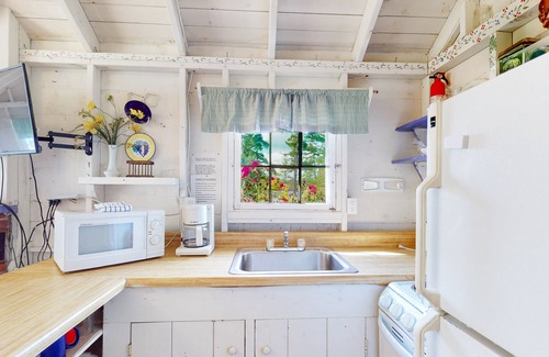 Moultonborough Cottage | Quaint cottage with lake views, firepit, swim raft, community beach & dock