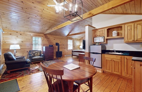 Northport Cabin | Quaint studio cabin near hiking trails with gym & pool table - dog-friendly
