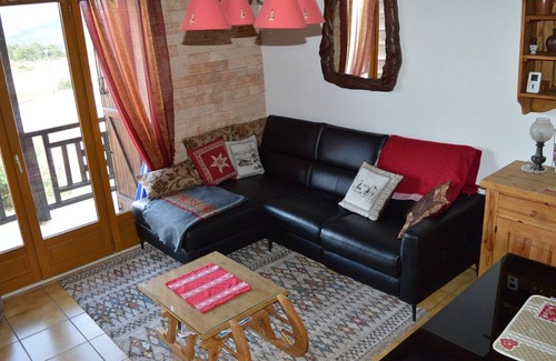 Les Angles Apartment | Quiet 2-bedroom apartment with fireplace, balcony and equipped kitchen