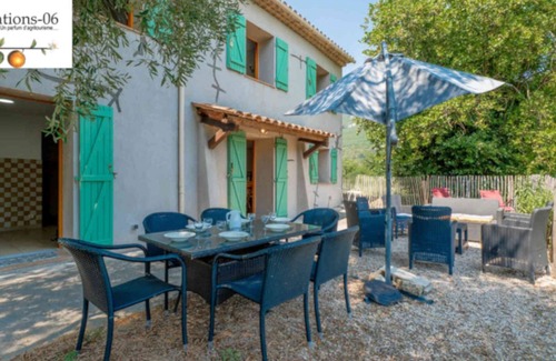 Le Bar-sur-Loup House | Quiet and Nature Holiday Home on the Côte d'Azur