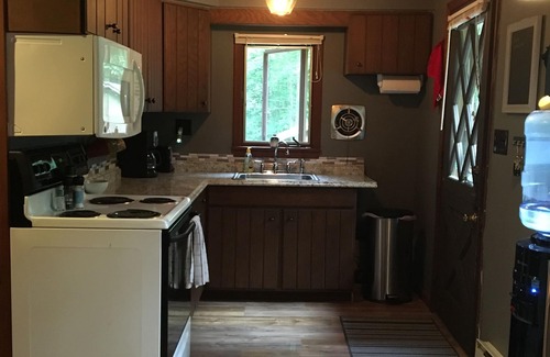 Gray House | Quiet cabin in a perfect location; close to skiing, hiking and biking trails.