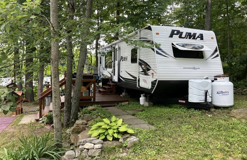 Town of Chesterfield RV Rental | Quiet campground, minutes from Port Kent! LOT ONLY CAMPER NOT INCLUDED