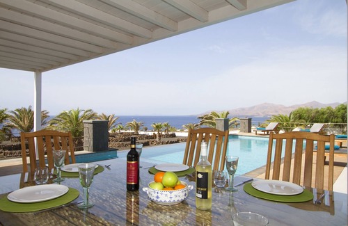 Tias Villa | Quiet luxury Villa with heated pool and Panoramic uninterrupted sea & mountain views