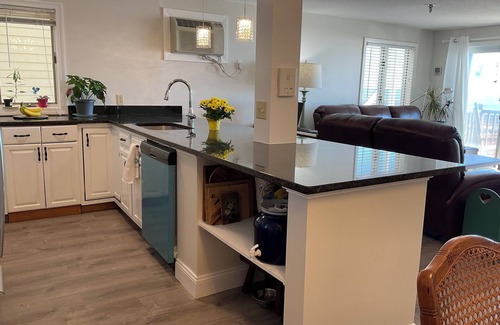 Hampton Apartment | Quiet, spacious renovated 2 bd, 2 bath condo with stunning ocean views