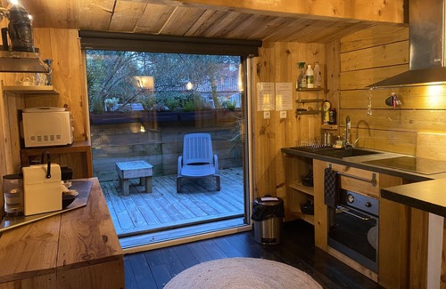 Biscarrosse Ski Chalet | quiet wooden chalet golf near lake and ocean 3 stars