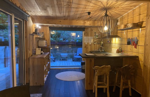 Biscarrosse Ski Chalet | quiet wooden chalet golf near lake and ocean 3 stars