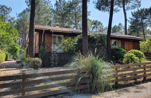 Lacanau-Ocean House | Quiet wooden house at the edge of the forest with heated pool