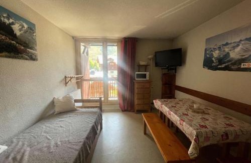 Les Deux Alpes Apartment | Résidence Andromede - Studio cabine familial avec balcon MAE-5301