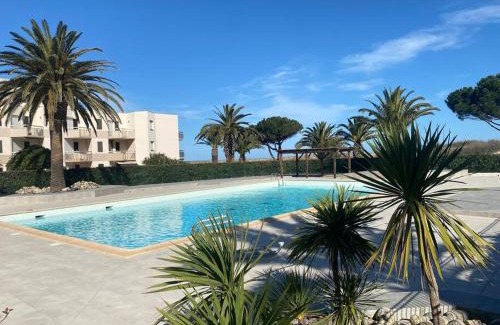 Saint-Cyprien Plage Apartment | Résidence Les Capitelles - Studio vue sur Mer