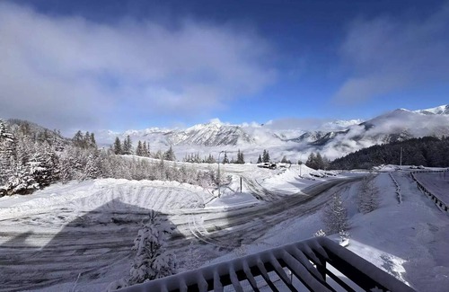 Risoul Apartment | Résidence Terrasse De Risoul - Magnifique chalet de standing neuf avec vue panoramique au départ du téléski