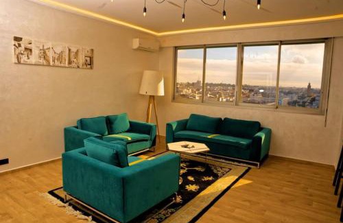Quartier Des Orangers Apartment | Rabat vue du ciel N° 2, majestueux et panoramique centre ville