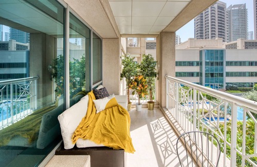 Downtown Dubai Apartment | Radiant Urban Retreat with Iconic Burj Khalifa Vws