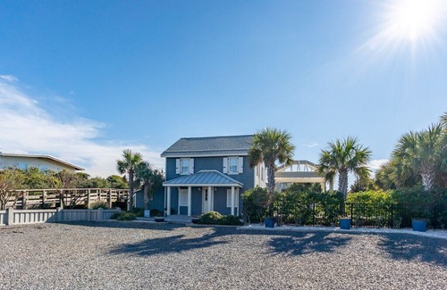 Caswell Beach House | Rare Find!!! 2-Bedroom Historic Oceanfront Beach Cottage with Pool on Caswell Be