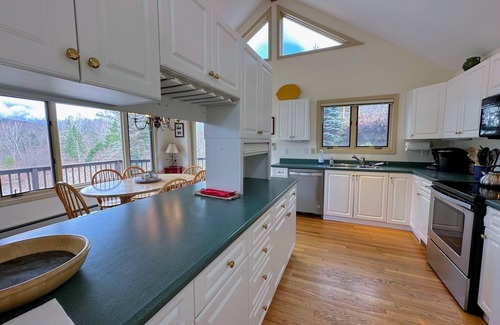 Twin Mountain House | RE90 Private riverfront family retreat in Bretton Woods - slopeside home, AC, fast WiFi, and views