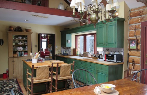 Westport Cabin | Real log house on Directly on the River with heated pool one hour from NYC.