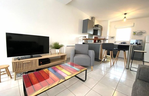 Le Fort Bloque House | Recent house 3 bedrooms 6 people near the beach of Fort-Bloqu - Wifi