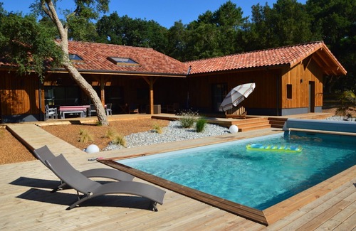 Moliets-et-Maa House | Recent villa14 + p: pool-spa-petanque, near ocean-forest-