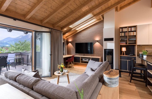 Oberaudorf Apartment | Refugium am Wilden Kaiser, 112 m² vacation apartment with two bedrooms and sauna