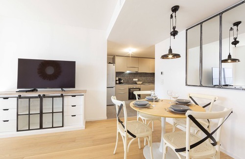 Antibes Apartment | Reibaud RDC Brand New 2 BR Pool, Parking, AC