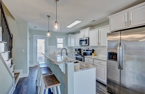 Sneads Ferry House | Rejuvenate! Full 4Plex Oceanfront Rental w/Views | Pool | 4 Hot Tubs | Elevator