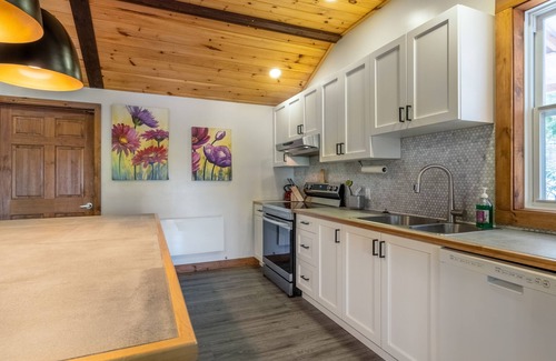 Saint-Faustin-Lac-Carre Ski Chalet | Relais familial: Waterfront and Spa