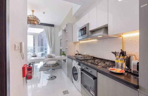 Al Barsha Apartment | Relaxing and Gorgeous Studio in Miraclz by Danube