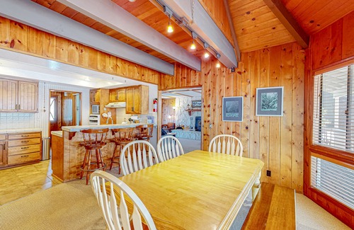Lake Arrowhead Cabin | Relaxing mountain home with fireplace, W/D, grill, balcony, patio, & board games