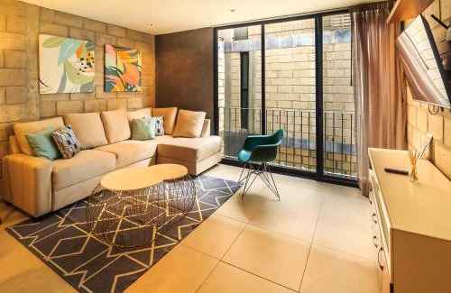 Downtown Guadalajara Apartment | Relaxing Private Loft w Gym Coworking 1 BD