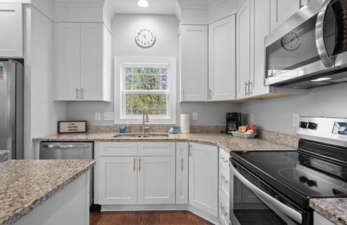 Long Beach House | Relaxing Screened Porch, Hot Tub, and Walk to the Beach