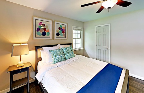 Allandale House | Remodeled home in quiet Rosedale neighborhood w/ 2 living areas & luxe kitchen