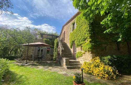 Passignano sul Trasimeno Villa | Renovated medieval-style stone wooden made villa saltwater pool family friendly