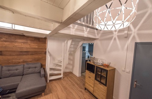 Les Claux Ski Chalet | Renovated 80m2 duplex in chalet. Ski-in ski-out option