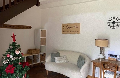 Villard-de-Lans House | Renovated Farm Vercors: Fireplace, Parking, Garden Near Slopes