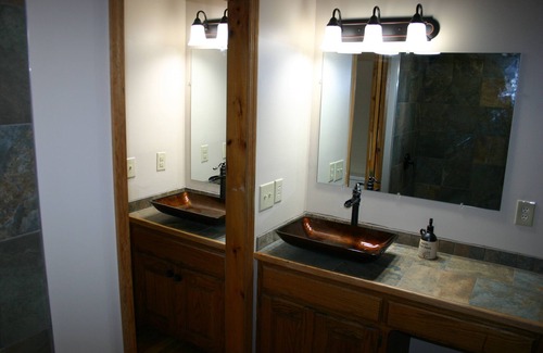Bryson City Cabin | Renovated Log Cabin, Roaring Creek right out back door, Hot Tub