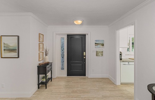 Moorings Villa | Renovated Villa less than 1 mile to beach with Pool & Spa! Dog Friendly!