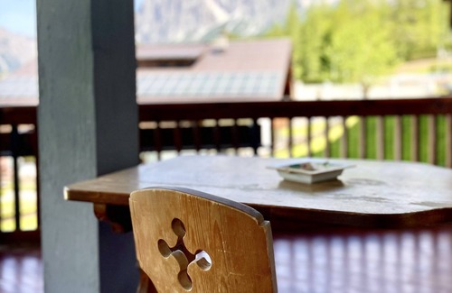 Cortina d'Ampezzo Apartment | Rent large apartment in Cortina area Cristallo with terrace overlooking Tofane