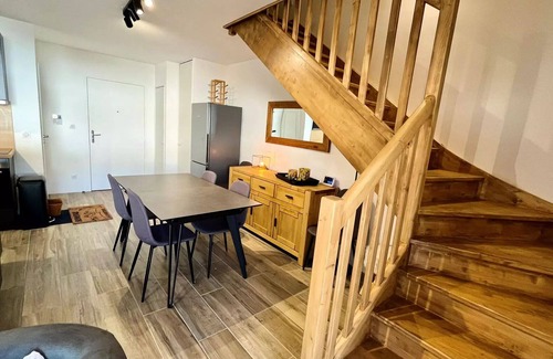 Notre-Dame-de-Bellecombe Apartment | Residence Res Cristal - New charming apartment at the foot of the slopes