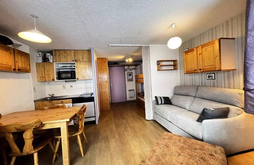 Lanslevillard Apartment | Residence Hauts De Val Cenis - Studio for 4 People