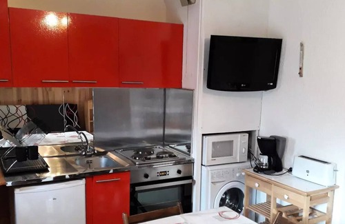 Valloire Apartment | Residence La Croix Du Sud - Studio cabin 4 persons 2* exposed north