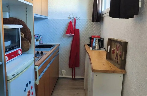 Valloire Apartment | Residence Le Crey Du Quart - Studio cabin 4 persons 2* exposed North-East