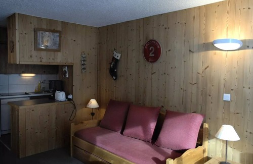 Valloire Apartment | Residence Le Praz - Studio cabin 4 people 2* exposed South