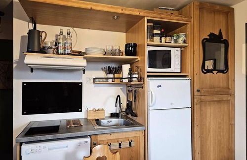 Pra Loup Apartment | Residence Pra Roustan - Spacious studio with large terrace and beautiful open view in Pra Loup