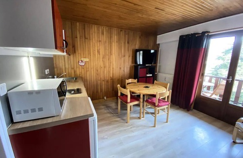 Brides-les-Bains Apartment | Residence Villa Louise - Bright and comfortable studio with open view