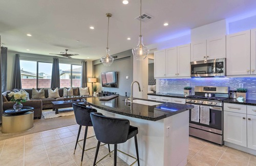 Indio House | Resort Pool & Hot Tub: 55+ Indio Desert Oasis