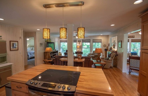 West Jefferson Ski Chalet | Retriever Beach - New River-frontage with Your Own Private Beach! Fire Pits - Games and More!