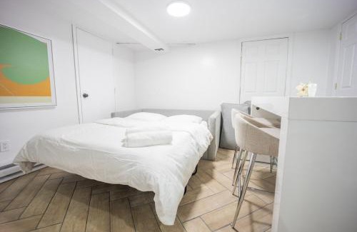New Rochelle Apartment | Retro 2 bedroom basement APT with free parking