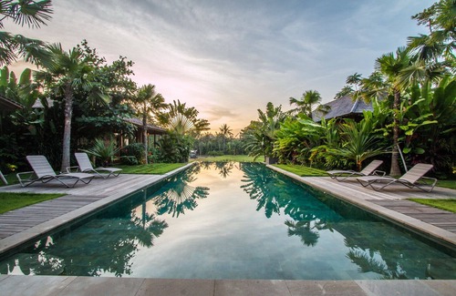 Banjar Semer Villa | Rice Field View 7BR Villa, Canggu - W/Jacuzzi & Sun Loungers!