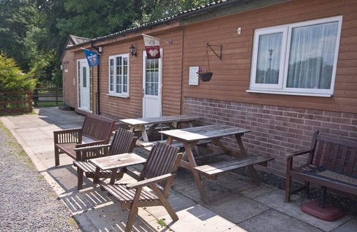 Llanfair Caereinion Cottage | River View 3 is a 2 berth unit in the style of a very pretty gypsy hut.